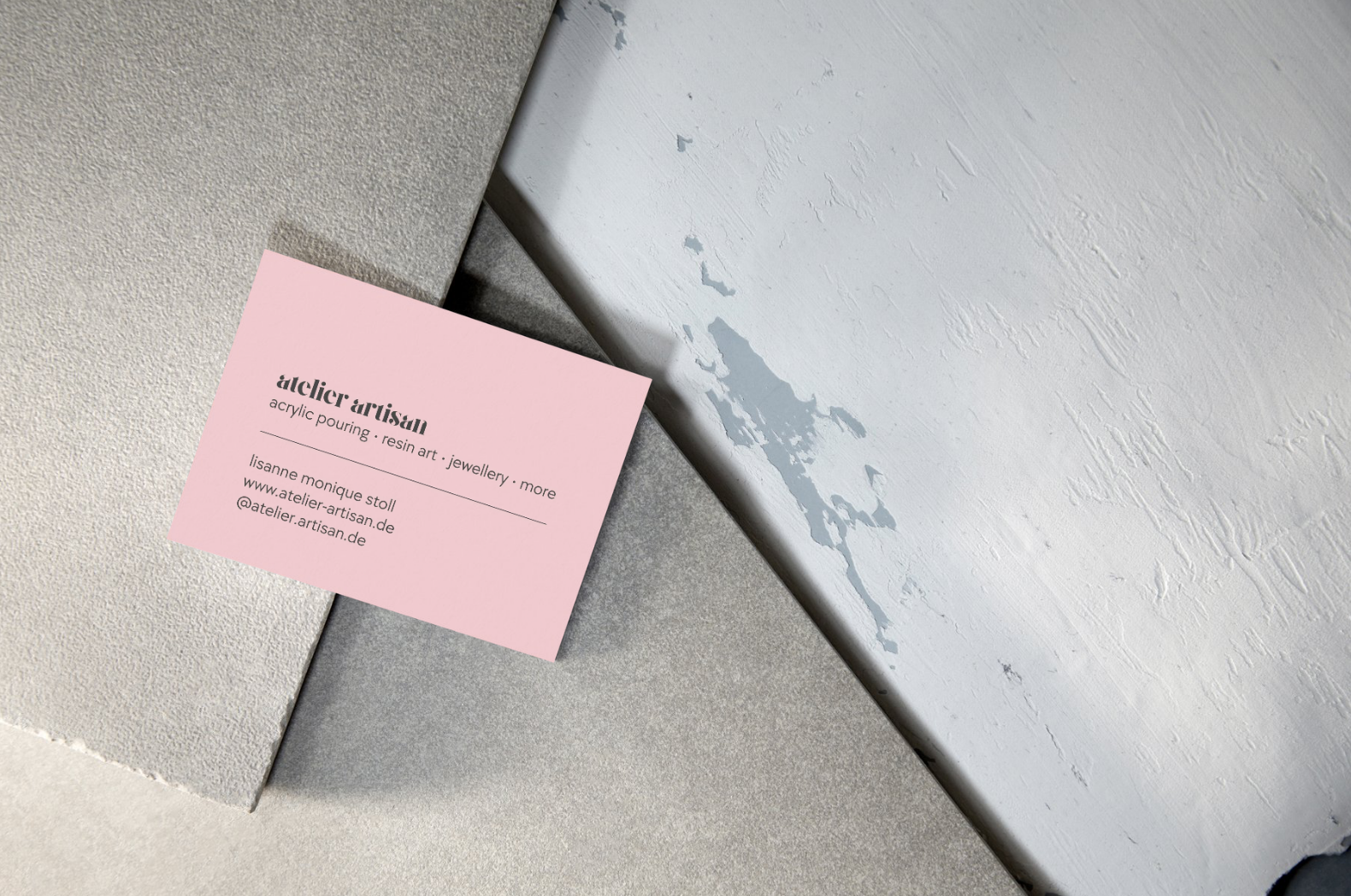 Visitenkarte atelier artisan